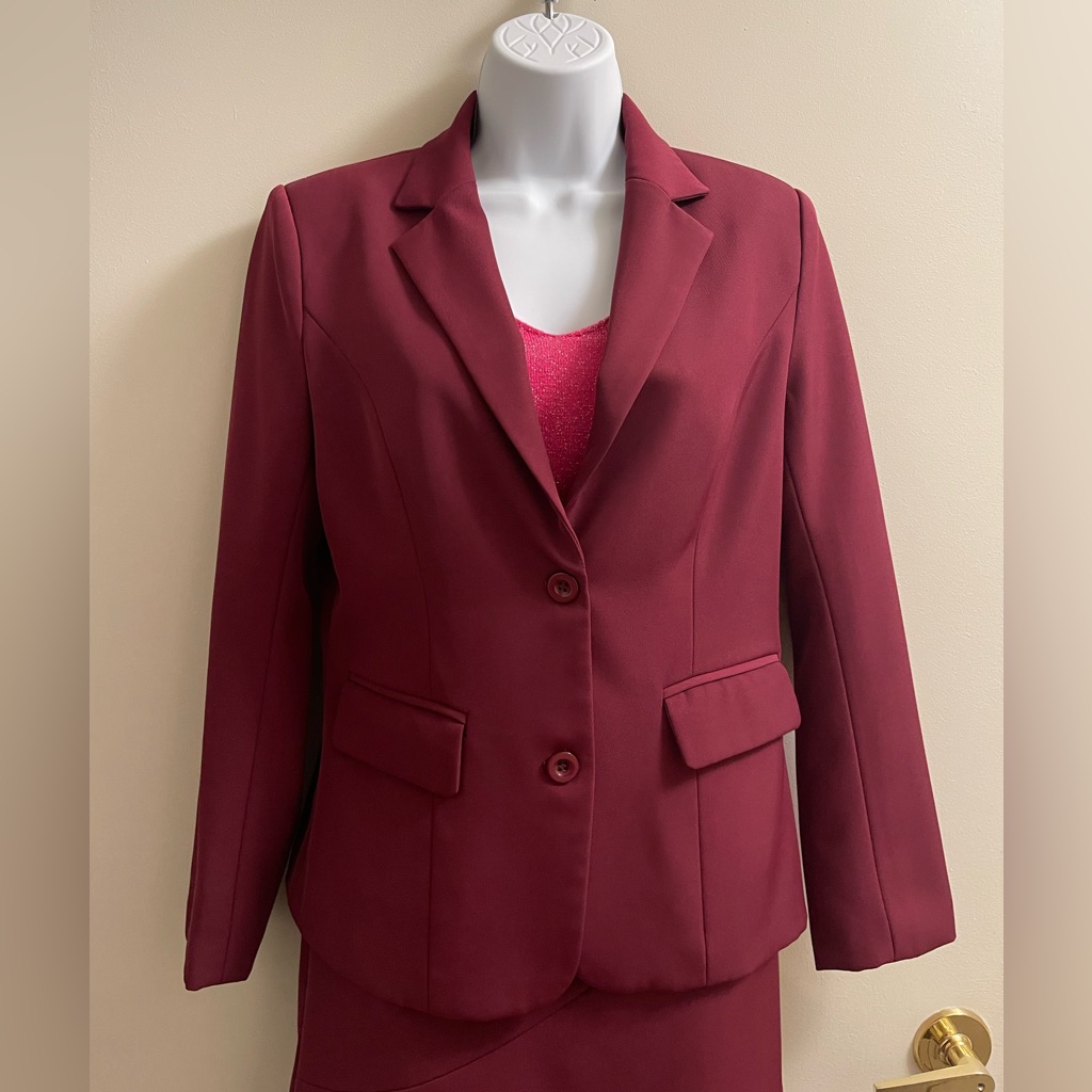 Beautiful Maroon Suit Set